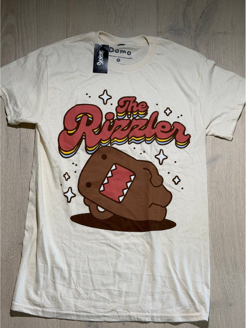 Domo The Rizzler Graphic T-Shirt Size Small
